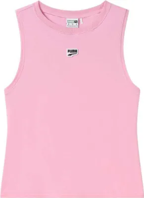 Image de T-shirt sans manches Puma Downtown rose XL pour femme rose XL