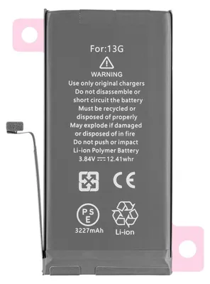 Produktbild von Akku für iPhone 13 Reparatur 3227 mAh 12,41 Wh 3,84 V