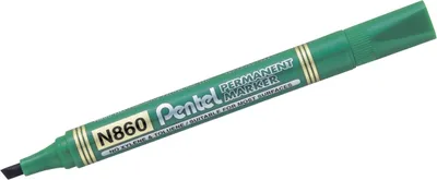 Zdjęcie produktu dla Marker permanentny 0,6-4,5 mm okrągła końcówka zielony Opakowanie 12 szt
