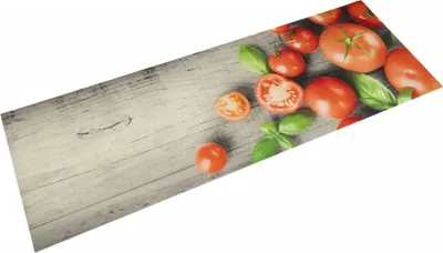 Produktbild von Küchenteppich Waschbar Tomaten 60x180 cm Samt