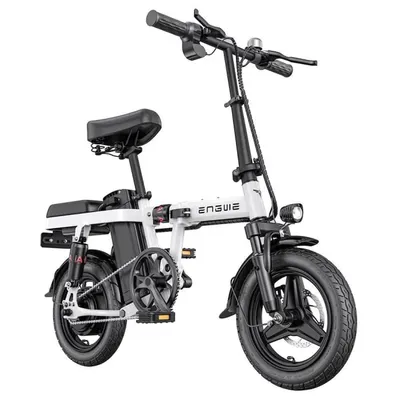Obrázok produktu pre T14 EU Elektrický Bicykel - 250W Motor 480WH Batéria 45KM Dojazd - Biely