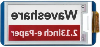 Productafbeelding van E-Paper Display Module - Ink Scherm - Informatie Tonen - Energiezuinig - 2.13 Inch - Rood Zwart Wit