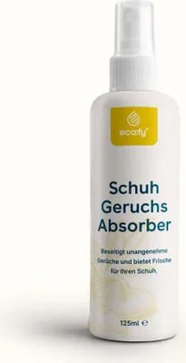 Produktbild von eco:fy Schuh-Geruchsabsorber Geruchsentferner gegen unangenehme Gerüche in Schuhen Lederschuhen Schuhdeo Spray