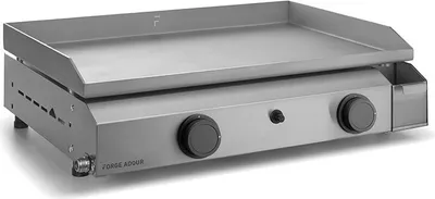 Immagine prodotto di Plancha a gas 6400w piastra in acciaio inox 59,5x39,5cm Forge adour BASE G60I