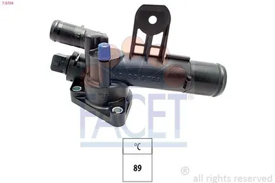 Produktbild von FACET Thermostat Kühlmittel 89°C für RENAULT Clio III Schrägheck (BR0/1, CR0/1) MODUS / GRAND MODUS (F/JP0) SCÉNIC II (JM0/1) MEGANE II Kombi (KM0/1)