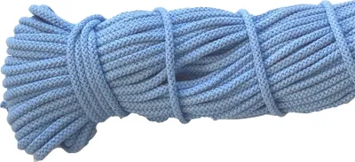 Produktbild von Ø 6 mm x 100 m Baumwollkordel Kordel Baumwolle 100 % Baumwollschnur Himmelblau Ø 6 mm