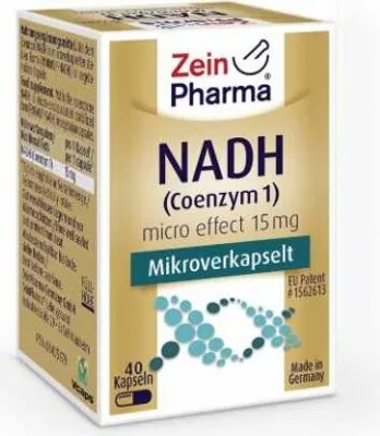 Produktbild von ZeinPharma NADH microeffect 14 mg - 40 Kapseln