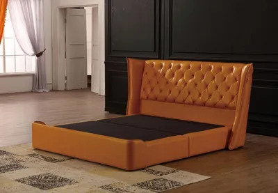 Produktbild von Designer Doppelbett Bett Betten Leder Chesterfield Hotel Luxus Schlafzimmer Neu