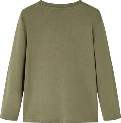 Immagine prodotto di vidaXL Bambini camicia a maniche lunghe kaki 92