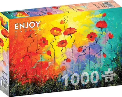 Image de Puzzle 1000 pièces Enjoy – Coquelicots Magiques
