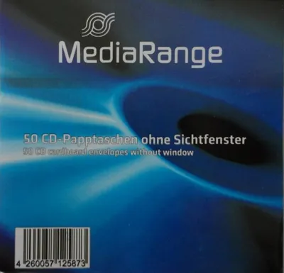 Produktbild von 50 Mediarange CD Papptaschen DVD Hüllen cardboard envelopes