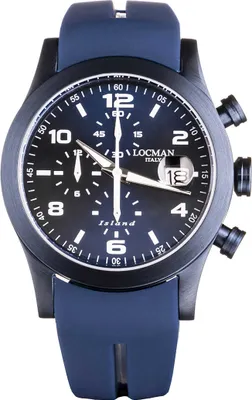 Produktbild von 0618B02S-BLBLWHSB Italy Herrenuhr Island Chrono Ref. 0618B02S Locman