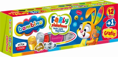 Produktbild von Bambino Schulposter malt 13 Farben