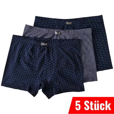 Produktbild von 5er Pack Boxershorts Herren Unterhosen Größe S bis 3XL