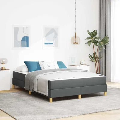Produktbild von Möbel Boxspringbett Taupe, Braun 140 x 200 cm Stoff, Ingenieurholz - Klassische Betten 3398571