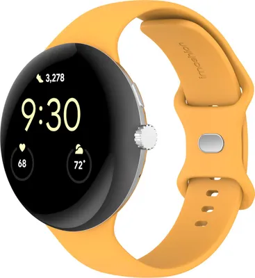 Productafbeelding van imoshion Siliconen⁺ bandje voor de Google Pixel Watch 5 / 4 / 3 (45 mm) - Maat L - Geel