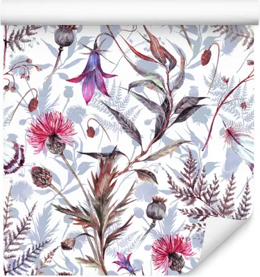 Produktbild von 10m VLIES TAPETE Rolle Blumen Pflanzen Rustikal XXL
