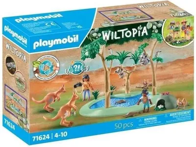 Zdjęcie produktu dla PLAYMOBIL Wiltopia Exploratorzy z australijskimi zwierzętami, 71624, 50 elementów, od 4 lat