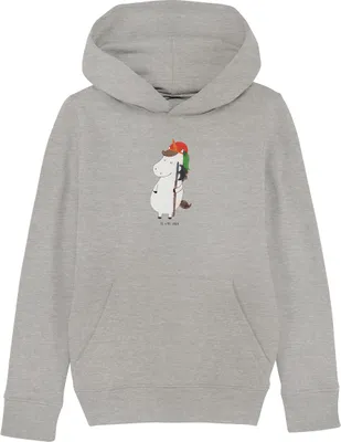 Produktbild von Mr. & Mrs. Panda Kinderpullover Einhorn Junge 7-8 Jahre (122/128) - Heather Grey - Geschenk, Unicorn, Kapuzensweatshirt, Hoodie, Pullover, Kinderbekleidung, Sweatshirt