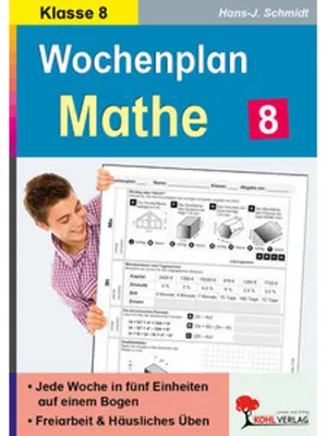 Image de Wochenplan Mathe / Klasse 8