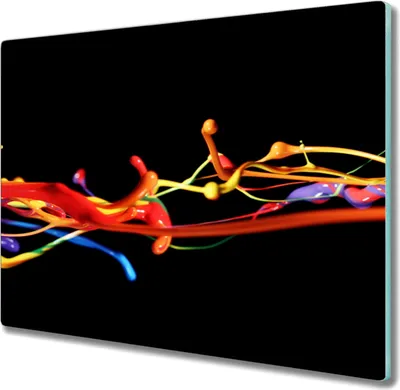 Produktbild von Coloray Küchenbrett Kochplattenabdeckung Hackbrett Schneidebrett Herdabdeckplatte 60x52 cm - bunte Farbe
