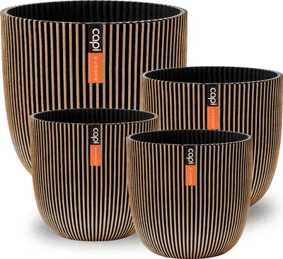 Produktbild von Capi Europe - Geschenkset  Topf Kugel Groove 'made with' - Gold - Set L