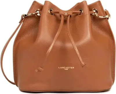 Image de Lancaster Bourse Alba Double M Camel/Orange
