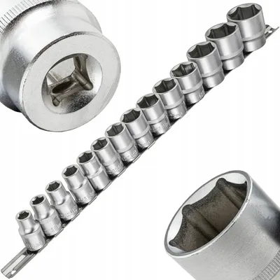Obrázek produktu pro Sada klíčů Vorfal, šestihran, 1/2 palce, 10-32 mm, 14 kusů