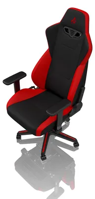 Zdjęcie produktu dla Nitro Concepts S300, Czarny, Czerwony, Czarny, Czerwony, Tkanina, Stal nierdzewna, Czarny, Nylon