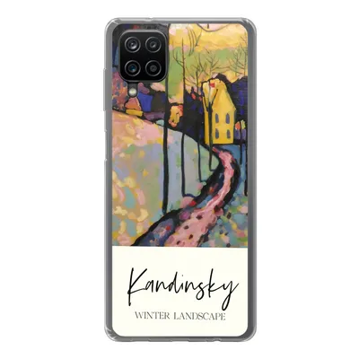Produktbild von MuchoWow® Handyhülle Schutzhülle Hülle für Samsung Galaxy A12 Winterlandschaft - Wassily Kandinsky Silikon Softcase Handy Hülle - Bild
