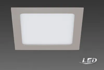 Produktbild von Briloner Flat In LED Einbaulampe 12W IP44 Matt-Nickel