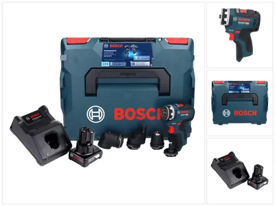 Produktbild von Bosch GSR 12V-35 FC Professional Akku Bohrschrauber 12 V 35 Nm Brushless + 1x Akku 6,0 Ah + Ladegerät + L-Boxx