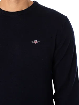 Produktbild von GANT Superfeines Lammwoll-Sweatshirt, Blau S
