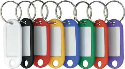 Produktbild von Schlüsselanhänger, bunt gemischt, Plastiktüte à 25 Stück