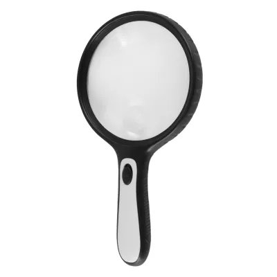 Obrázek produktu pro Lupa, LED lupa, lupa se světlem, lupa se 4 LED světly, LED ruční osvětlená lupa, ruční lupa