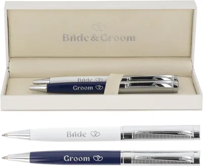 Productafbeelding van Occasion collection executive balpen - Afstuderen - Pensioen - Mr & Mrs wedding boxed gift (Bruid & bruidegom)