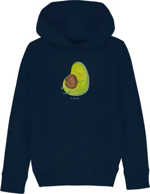 Produktbild von Mr. & Mrs. Panda Kinderpullover Avocado Pfeifen 12-14 Jahre (152/164) - French Navy - Geschenk, Hoodie, Sweatshirt, Kinderbekleidung, Ernährung, Kapuzenpulli, Schwanger