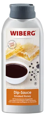 Zdjęcie produktu dla Wiberg Dip Sauce Smoked Honey Squeeze Bottle owocowo-dymny 850g