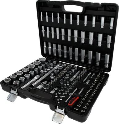 Produktbild von KS Tools 1/4+3/8+1/2 Steckschlüssel-Satz, 133-tlg