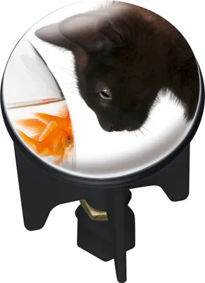 Produktbild von WENKO Pluggy® Waschbecken Stöpsel Abfluss Stopfen CAT Katzen Bad Gäste WC Küchen