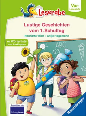 Produktbild von Leserabe Vor-Lesestufe - Lustige Geschichten vom 1. Schultag