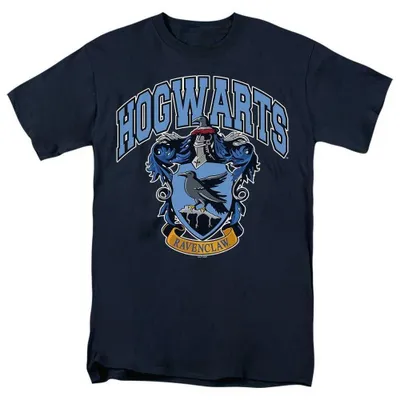 Image de T-shirt Harry Potter, modèle unie pour hommes et femmes, référence TV37409 (taille XL), couleur marine