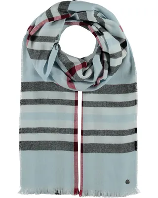 Produktbild von FRAAS Schal Acrylic Stole - The FRAAS Plaid Light Blue blau mehrfarbig