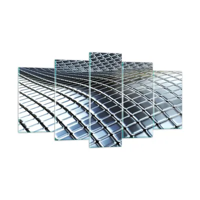 Produktbild von Bilder auf glas - Metall Matte Chrom Aluminium - 160x85cm - Glasbilder - Wandbilder - Kunstdruck - zum Aufhängen bereit - Wanddekoration aus Glas - Glas Bilder - Wandbild auf Glas - GEA160x85-2574