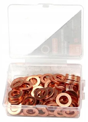 Productafbeelding van TEGER koperen afdichtring, 8x14x0,8 mm, 100 stuks