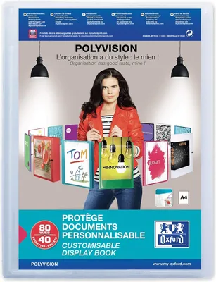 Image de Classeur de présentation ELBA POLYVISION, 40 pochettes, incolore