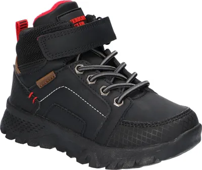 Produktbild von AMERICAN CLUB Rl173 Kinder Winterstiefel mit Fleecefutter, Klettverschluss, Winterschuhe Warm & Rutschfest, Schwarz 27