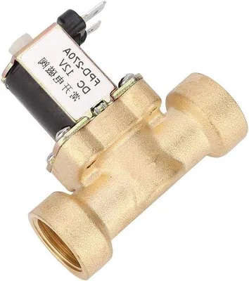 Image de Électrovanne 12 V/24 V, 1/2", laiton, normalement ouverte