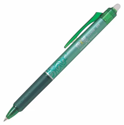 Zdjęcie produktu dla Pilot FriXion, Długopis żelowy wysuwany, Zielony, Zielony, Drobny, Okrągły, 0,25 mm