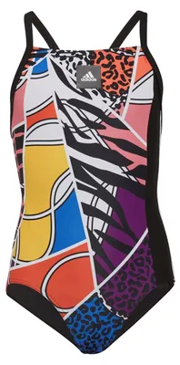 Produktbild von ADIDAS HC9635 Rich Mnisi Badeanzug Mädchen Mehrfarbig 5-6 Jahre